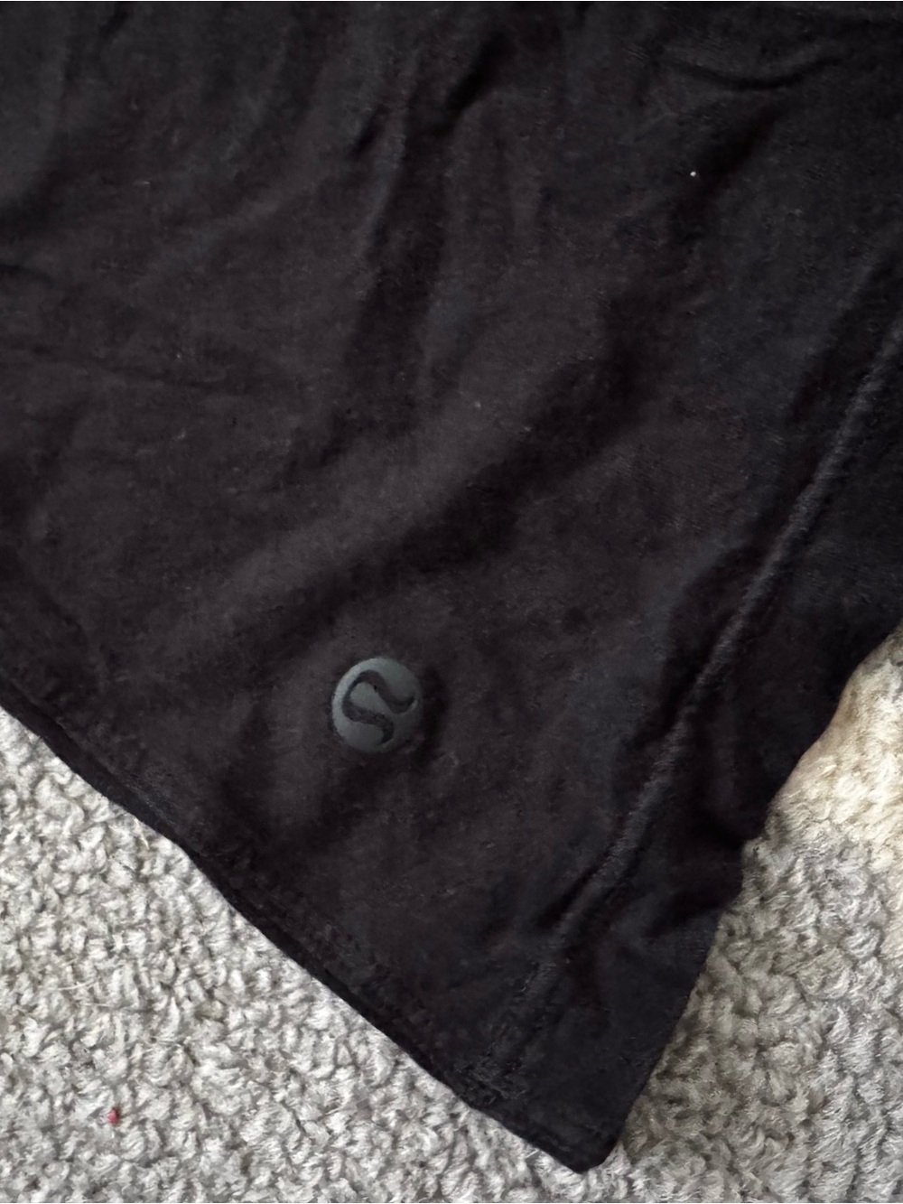 lululemon athletica Black Tank Top with Tonal Logo